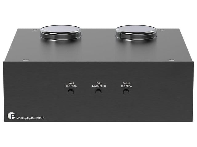 Pro-Ject MC STEP UP BOX DS3 B BLACK Step UP per testine MC. Trasformatori Lundahl LL1678 - TechSoundSystem.com