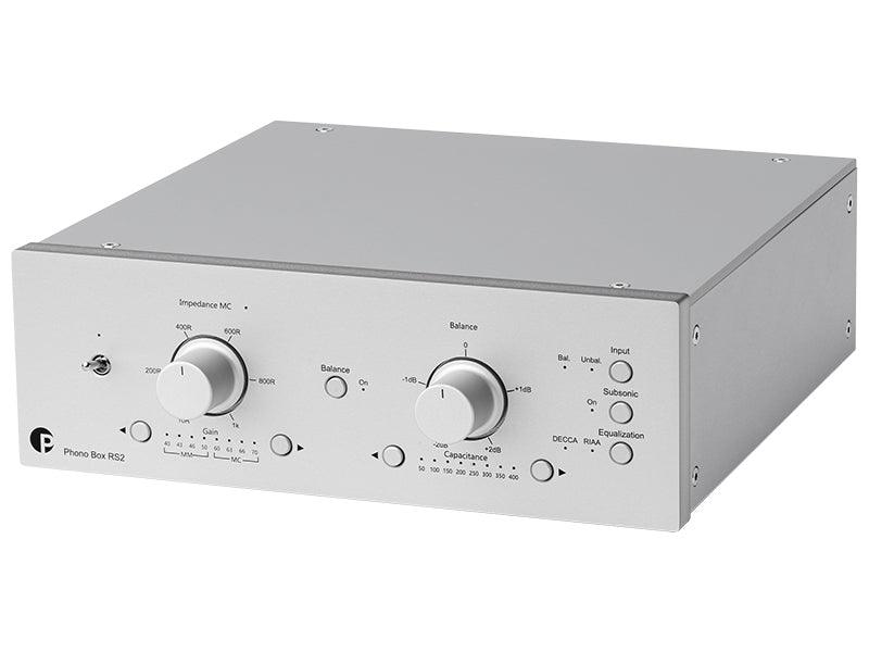 Pro-ject PHONO BOX RS2 Stadio PHONO MM/MC. Circuitazione dual mono completamente bilanciata. Componentistica selezionata e completamente a discreti - TechSoundSystem.com