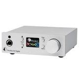 Pro-ject PRE BOX S2 DIGITAL SILVER Preamplificatore stereo digitale con convertitore D/A. - TechSoundSystem.com