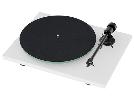 Pro-ject T1 EVO BT BIANCO Giradischi braccio 8.6", Bluetooth 5.0 aptX HD e testina Ortofon OM10 - TechSoundSystem.com