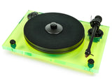 Pro-Ject 2-XPERIENCE PRIMARY (Acryl) Giradischi in acrilico trasparente VERDE braccio 9" in alluminio e testina Ortofon 2M-RED - TechSoundSystem.com