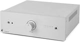 Pro-ject Pre Box RS SILVER Preamplificatore a valvole, circuitazione Dual Mono bilanciata high end - TechSoundSystem.com