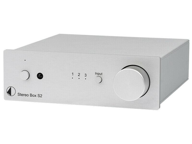 Pro-ject STEREO BOX S2 SILVER Amplificatore integrato stereo Hifi audiophile - TechSoundSystem.com