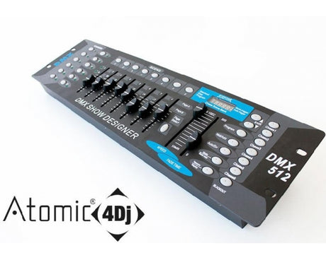 ATOMIC SHOW DESIGNER MIXER LUCI 192 CANALI DMX 240 SCENE 8 SLIDER - TechSoundSystem.com