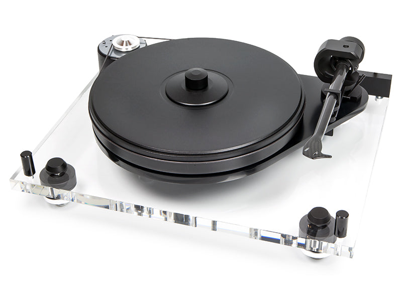 Pro-ject 6-PERSPEX SB Giradischi trazione a cinghia con base in acrilico trasparente. Sistema di sospensione magnetica in CORIAN - TechSoundSystem.com