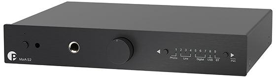 Pro-ject MAIA S2 BLACK Amplificatore integrato stereo con DAC interno e streaming Bluetooth AptX - TechSoundSystem.com