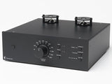 Pro-ject TUBE BOX DS2 Stadio fono MM/MC a valvole. Circuitazione Dual-Mono a componenti discreti - colore NERO - TechSoundSystem.com