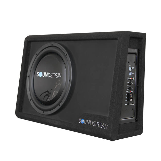 Soundstream PSB-12A subwoofer amplificato in cassa con driver PSW-124 - TechSoundSystem.com