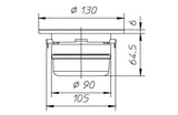 Ciare PT383 Dome Tweeter da 8 ohm, membrana in seta trattata, 300 W - TechSoundSystem.com