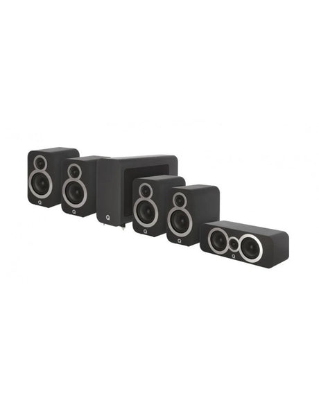 Q Acoustics Q 3010C 5.1 CINEMA PACK sistema composto da 2 cp Q3010C + Q3090C Centre + Q3060S subwoofer - TechSoundSystem.com