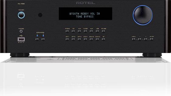 Rotel RA-1592 BLACK Amplificatore integrato da 200 + 200 W RMS su 8 ohm. Convertitore da AKM high-end 32-bit/768kHz. Bluetooth AptX. - TechSoundSystem.com