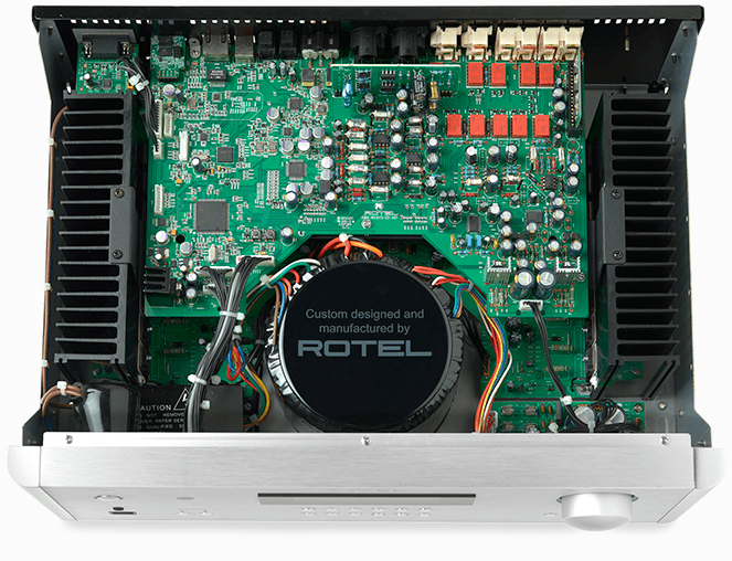 Rotel RA-1572 NERO Amplificatore integrato da 120 + 120 W RMS su 8 ohm, trasformatore toroidale, circuitazione dual-mono - TechSoundSystem.com