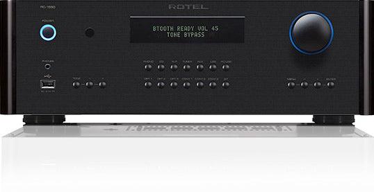 Rotel RC-1590 BLACK Preamplificatore stereo con convertitore D/A 32bit/768KHz Asahi Kasei e modulo Bluetooth aptX - TechSoundSystem.com