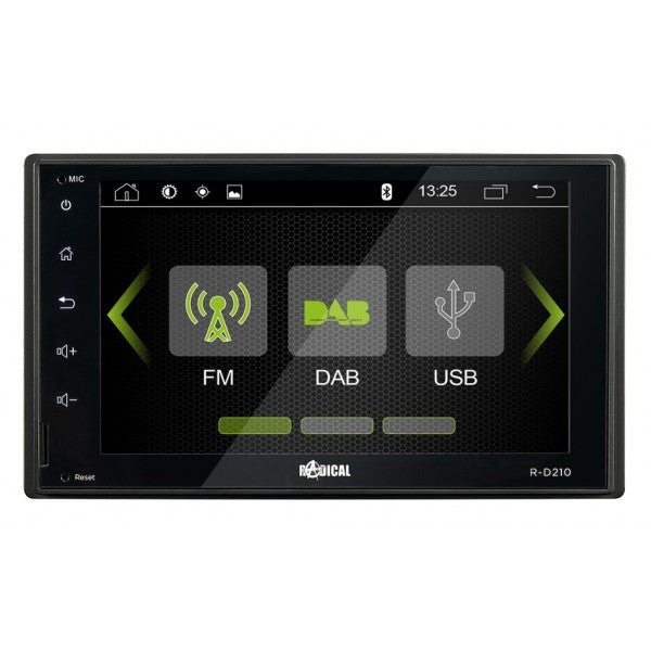 RADICAL RD210 autoradio 2 DIN con DAB+, Bluetooth, USB - TechSoundSystem.com