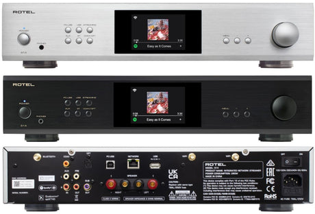 Rotel S14 Amplificatore integrato e Streamer di rete all-in-one 160W, Bluetooth aptX HD - TechSoundSystem.com