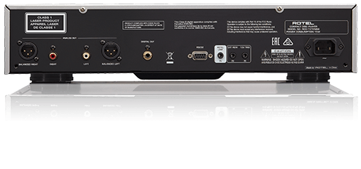 Rotel RCD-1572MKII Lettore CD con DAC 32-bit/384kHz Texas Instruments uscite bilanciate/sbilanciate - TechSoundSystem.com