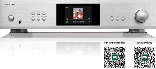 Rotel S14 Amplificatore integrato e Streamer di rete all-in-one 160W, Bluetooth aptX HD - TechSoundSystem.com