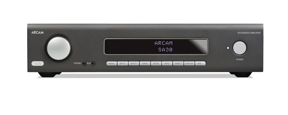 ARCAM SA30 Amplificatore integrato in Classe G. Potenza 2x120W con i primi 12W in classe A. Dirac Live con 3 profili assegnabili - TechSoundSystem.com