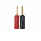 QED Screwloc ABS 4mm PLUG connettori a Banana in ABS 4mm oro 24K (COPPIA) - TechSoundSystem.com