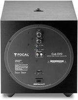 Focal CUB EVO Subwoofer attivo, Nero, bass reflex, amplificazione da 200 W in classe D