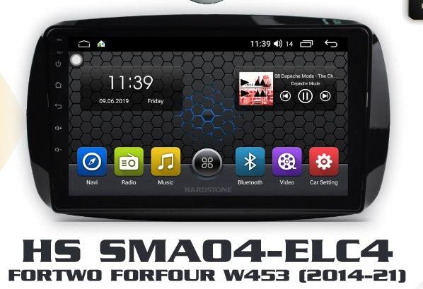 HARDSTONE HS SMA04-ELC4 autoradio per SMART FORTWO/FORFOUR W453 (2014-21) - TechSoundSystem.com