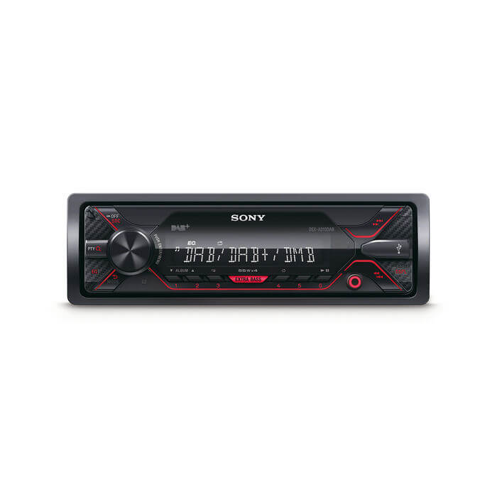 Sony DSX-A310DAB + antenna DAB autoradio 1 DIN con display LCD sintonizzatore DAB+ e USB 2.0 - TechSoundSystem.com