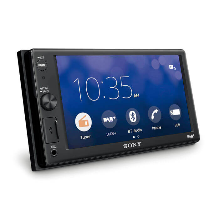 SONY XAV-AX1005KIT autoradio 2 DIN con DAB+, Bluetooth 3.0, Apple Car Play + antenna DAB inclusa! - TechSoundSystem.com