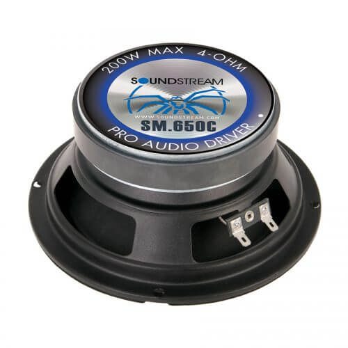 Soundstream SME.650 altoparlanti midrange serie Pro Audio 100W - 165mm e 4 Ohm - TechSoundSystem.com