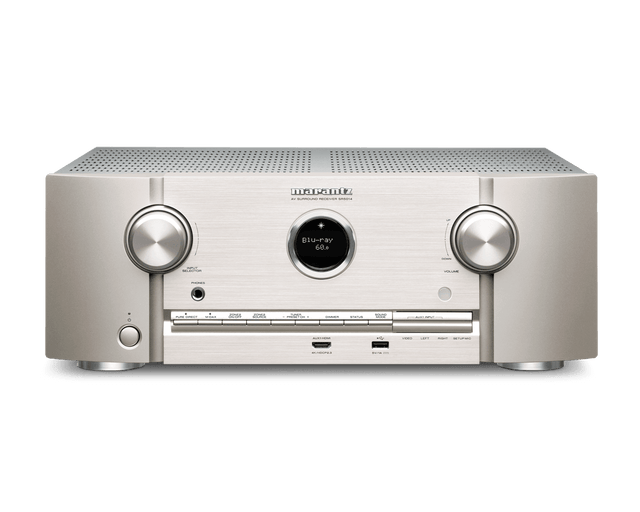 Marantz SR5014 Sintoamplificatore AV, silver,oro 7.2 Canali 4K Ultra HD, tecnologia HEOS - 100 W/canale - TechSoundSystem.com