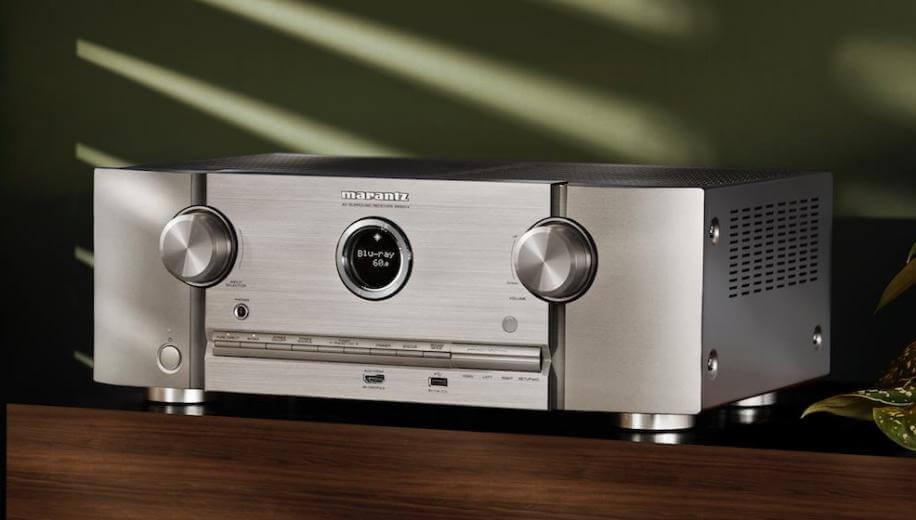 Marantz SR6014 Sintoamplificatore AV a 9.2 Canali 4K Ultra HD, silver,oro, tecnologia HEOS 110 W/canale - TechSoundSystem.com