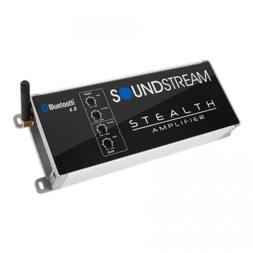 Soundstream ST4.1000DB serie Stealth amplificatore 4 canali in classe D Full Range Bluetooth - TechSoundSystem.com