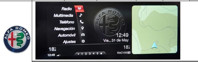 Hardstone HS ALF02-ALX Autoradio per ALFA ROMEO STELVIO | 949 | 2016 – 2020 | NO TOUCH da 10,25" - TechSoundSystem.com