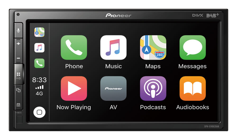 Pioneer SPH-EVO62DAB-UNI autoradio monitor 6,8" con supporto installazione CAR TABLET - TechSoundSystem.com