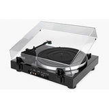 THORENS TD 202 BLACK HIGH GLOSS Giradischi manuale a telaio rigido rinforzato con trazione a cinghia - TechSoundSystem.com