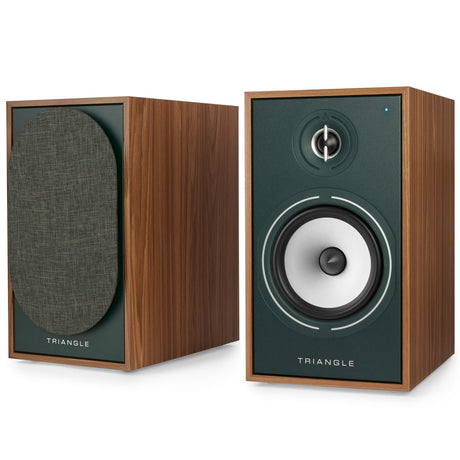 Triangle BR03 CONNECT OAK GREEN Coppia diffusori attivi bluetooth da stand 2 vie bass-reflex 2 x 60W