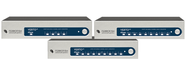 FERROFISH VERTO MX MULTIMODE CONVERTITORE DANTE - TechSoundSystem.com