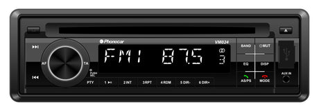 Phonocar VM024 Autoradio DAB+, 24V con lettore CD,USB e SD CARD, frontalino estraibile e Bluetooth - TechSoundSystem.com