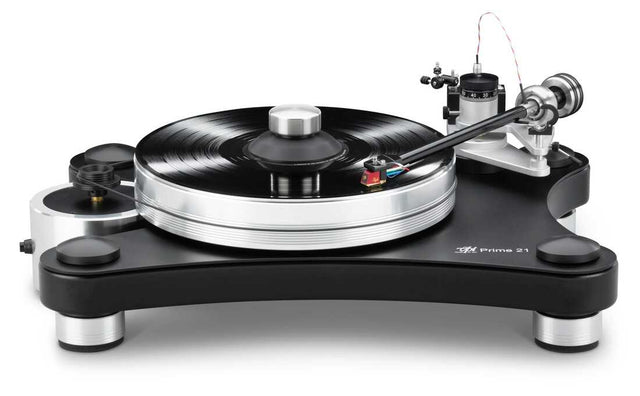 VPI PRIME 21-B Giradischi hifi completo di braccio 3D Gimbal da 10" premontato. Trazione a cinghia. Testina opzionale - TechSoundSystem.com