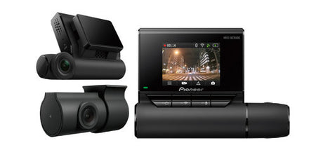 Pioneer VREC-DZ700DC Dash Cam Telecamera da plancia a 2 canali (anteriore & posteriore), Full HD, 27,5 fps. Visione di 160°, GPS, Wi-Fi - TechSoundSystem.com