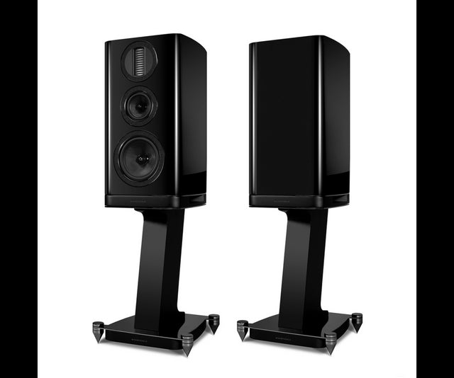 Wharfedale AURA 2 NERI Coppia diffusori Hi-End da stand 2 vie bass-reflex 150W - TechSoundSystem.com