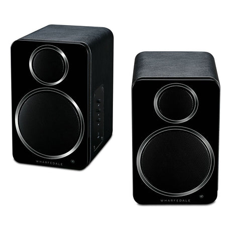 Wharfedale DS-2 Coppia diffusori attivi wireless Bluetooth, 15W x 2, woofer 75mm