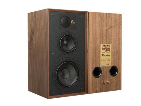 Wharfedale LINTON Heritage WALNUT diffusori da stand a 3 vie bass reflex 25-200W - TechSoundSystem.com