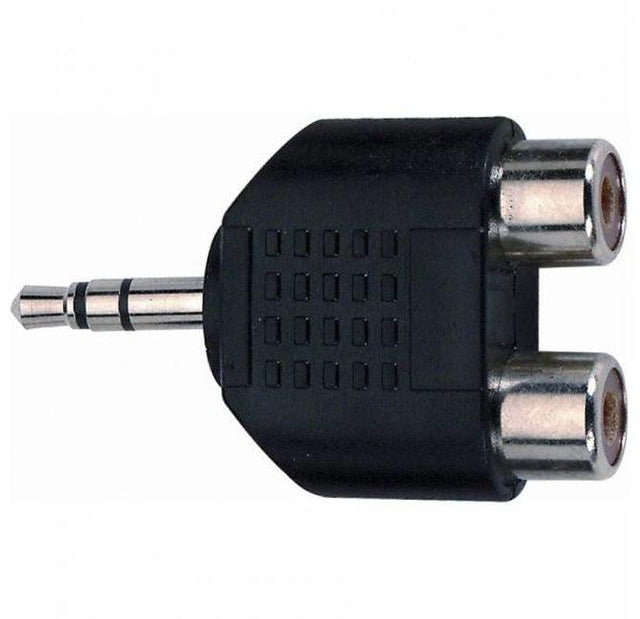 EXTREME ADA MJSM-2RF ADATTATORE MINI JACK MASCHIO 3,5 / 2 RCA FEMMINA - TechSoundSystem.com