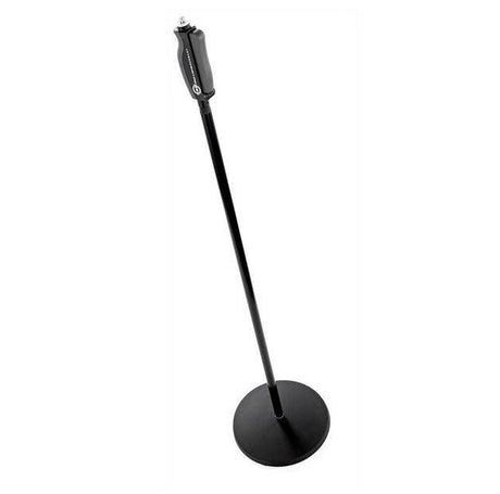 KONIG & MEYER 26085 ONE HAND MIC STAND ASTA MICROFONICA DRITTA A FRIZIONE BASE ROTONDA PESATA - TechSoundSystem.com