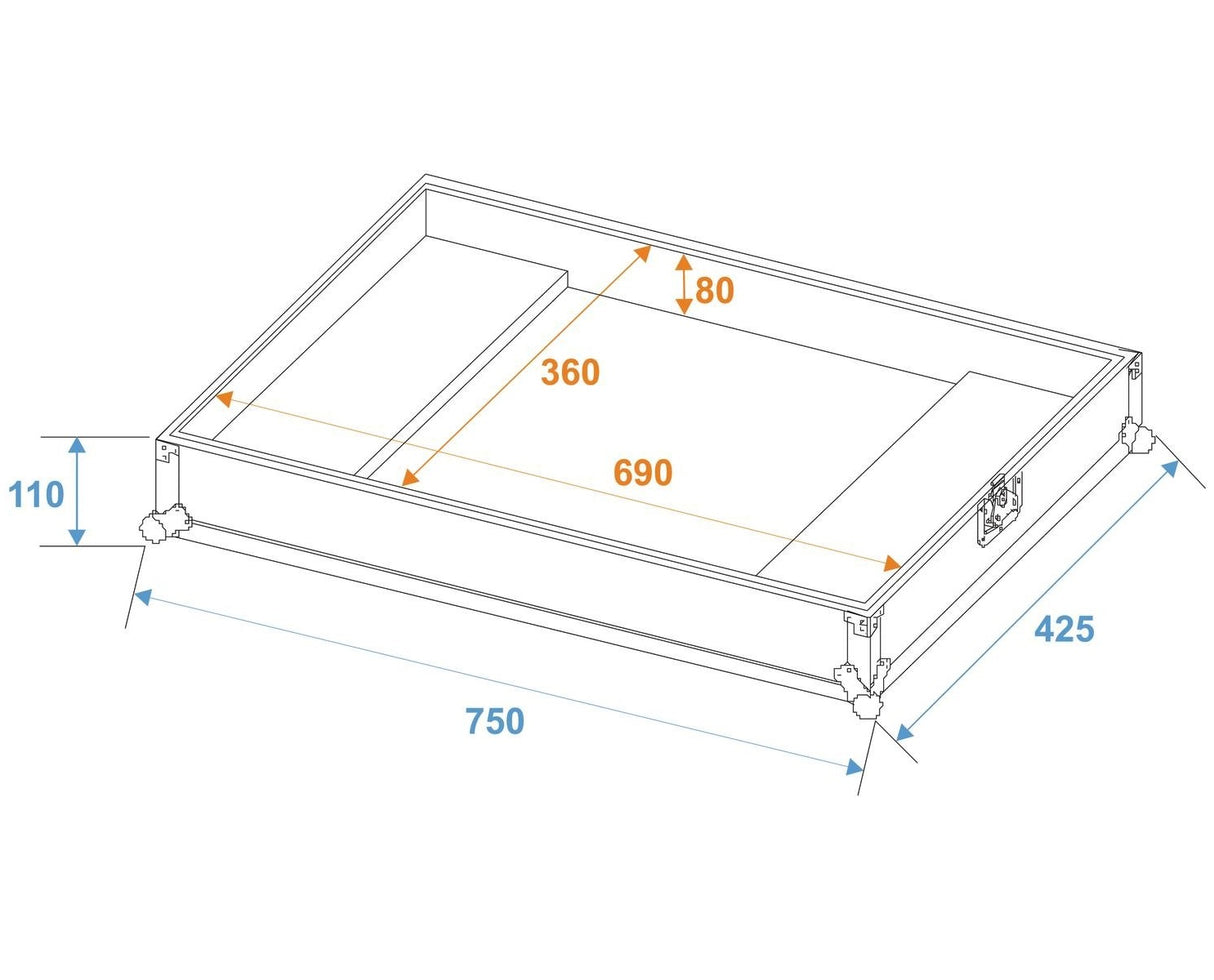 ROADINGER CASE PER ANTARI ICE101 MACCHINA FUMO GHIACCIO SECCO O FLIGHTCASE UNIVERSALE CAVI E VARIE - TechSoundSystem.com