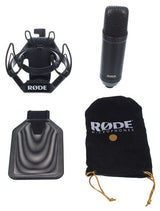 RODE NT1 KIT MICROFONO A CONDENSATORE CARDIOIDE + SOSPENSIONE ELASTICA + FILTRO ANTIPOP - TechSoundSystem.com