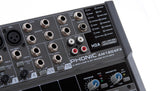 PHONIC AM1204FX MIXER 8 CANALI CON EFFETTI DIGITALI PHANTOM 48 V SLIDER STEREO 60MM - TechSoundSystem.com