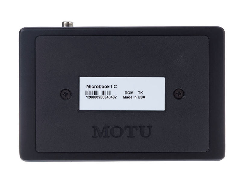 MOTU MICROBOOK IIc INTERFACCIA AUDIO USB 2.0 CON INGRESSO CHITARRA PER PC MAC IPAD - TechSoundSystem.com