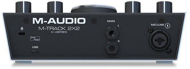 M-AUDIO M-TRACK 2x2 INTERFACCIA AUDIO USB 2 IN 2 OUT 24 BIT 192 Khz - TechSoundSystem.com