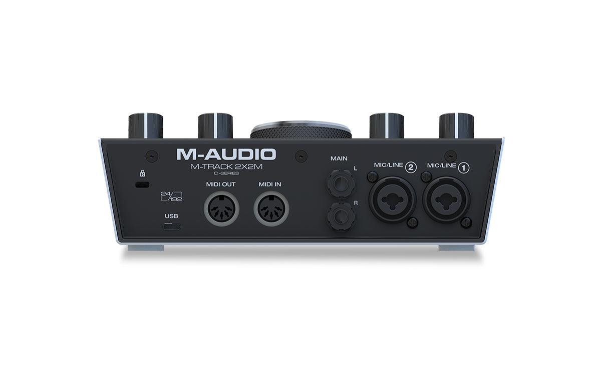 M-AUDIO M-TRACK 2x2M INTERFACCIA AUDIO USB MIDI 2 IN 2 OUT 24BIT 192KHz - TechSoundSystem.com